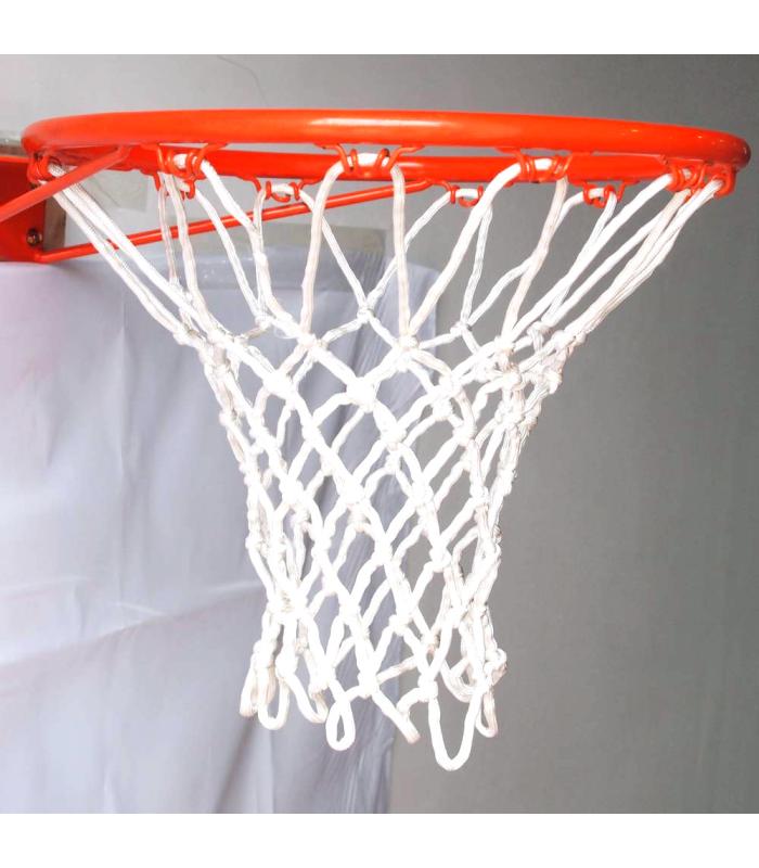 GTO All-white Tournament Grade GT45 8mm Braided Heavy Duty High Quality Basketball Nylon Net 